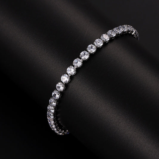 CZ tennis bracelet – detail view 1