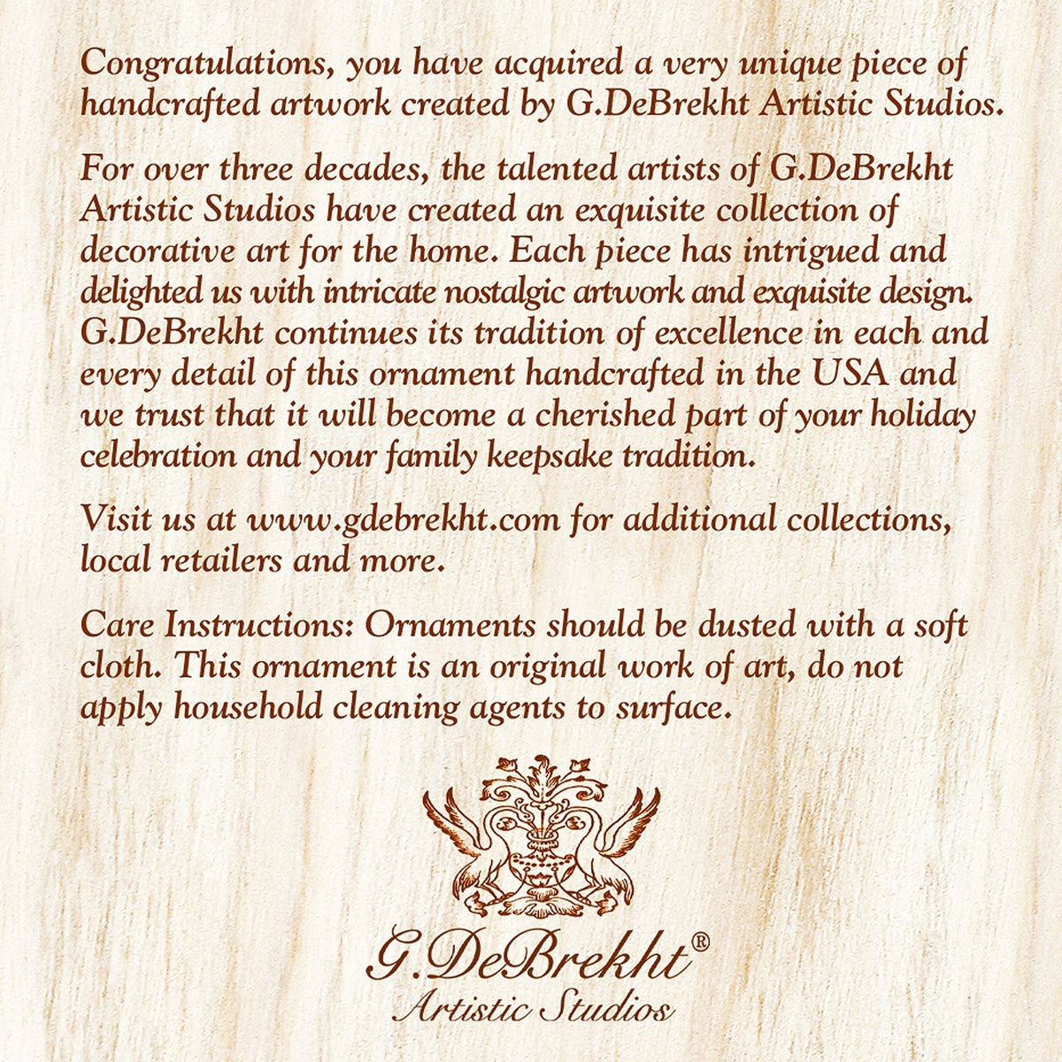 Songbird Glass Ornament — G. DeBrekht | Organic Truth-4