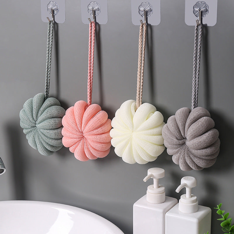 Pumpkin Bath Pouf – 4 Colors or Set of 4