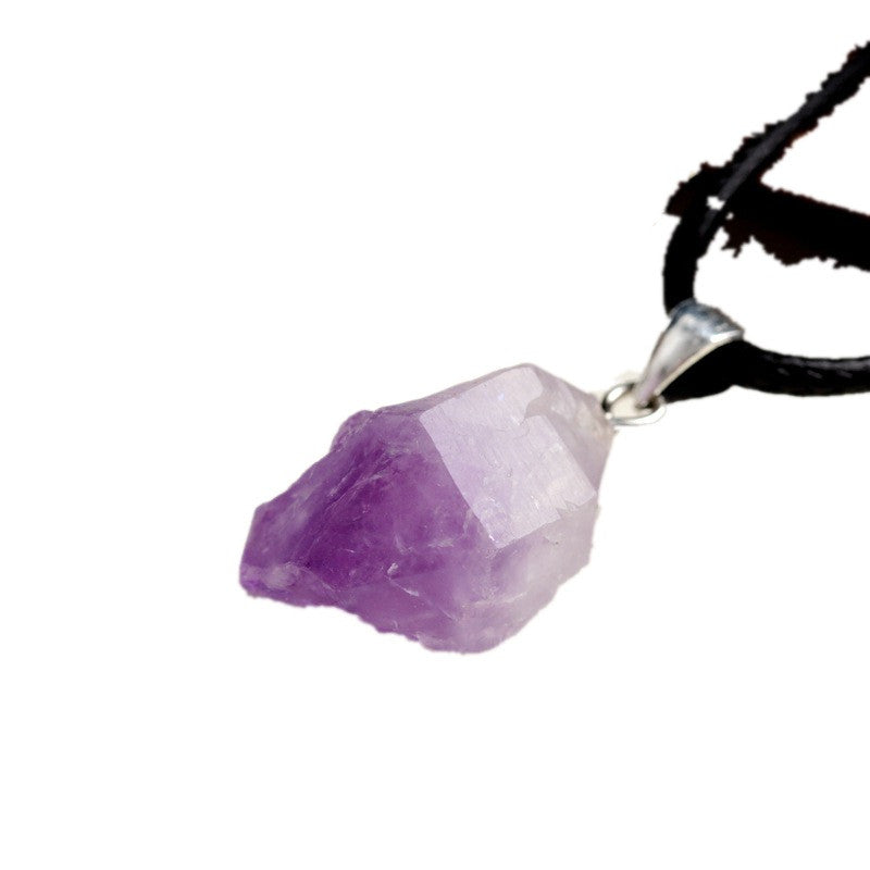 Purple Soft-Glow Pendant Necklace — product photo 5 | Organic Truth
