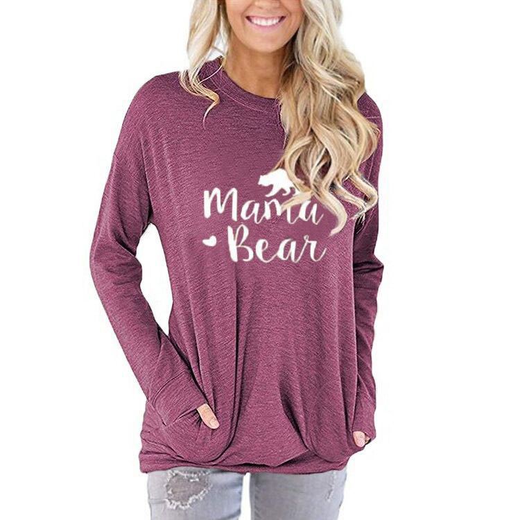Mama Bear Hoodie – Cozy Mama Gift Sweatshirt – view 7