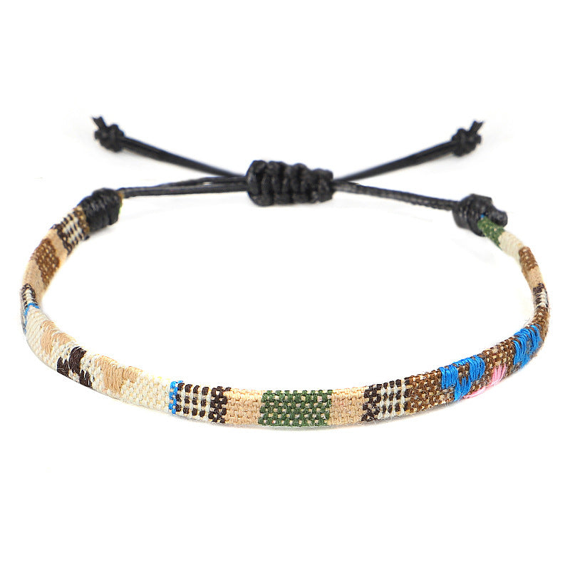 Woven Boho Friendship Anklet – 22 Patterns – view 3