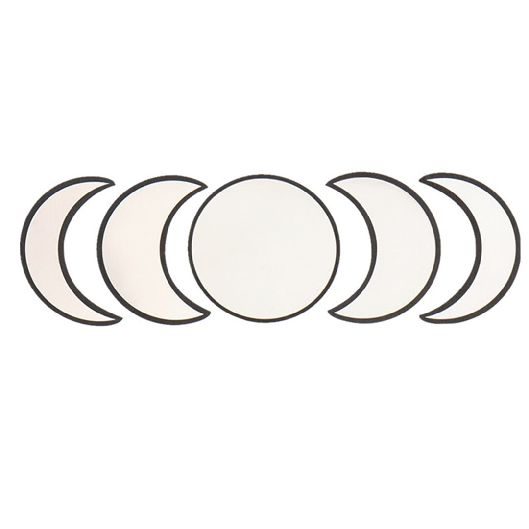 Moon Phase Mirror Wall Decor – Celestial Nursery Set – view 3