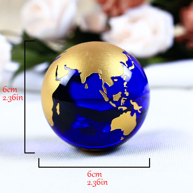 Earth Sphere Desk Glow – Light-Catching Globe — product photo 2 | Organic Truth