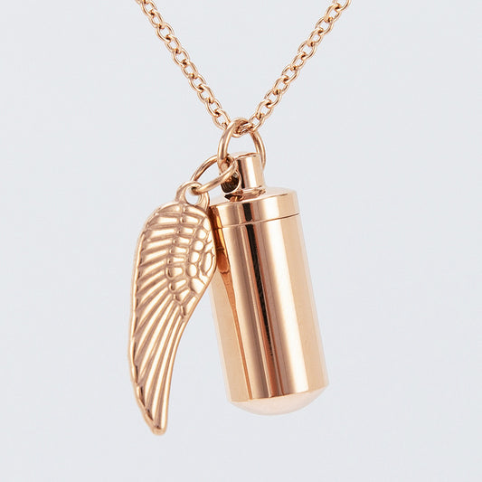 Wing urn pendant – detail view 1