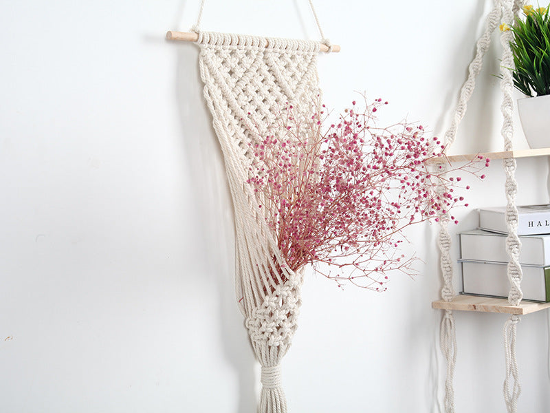 Macramé Wall Hanging Plant Holder – view 6