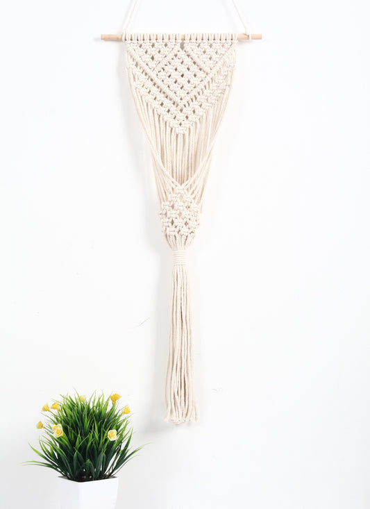 Macramé Wall Hanging Plant Holder – view 2