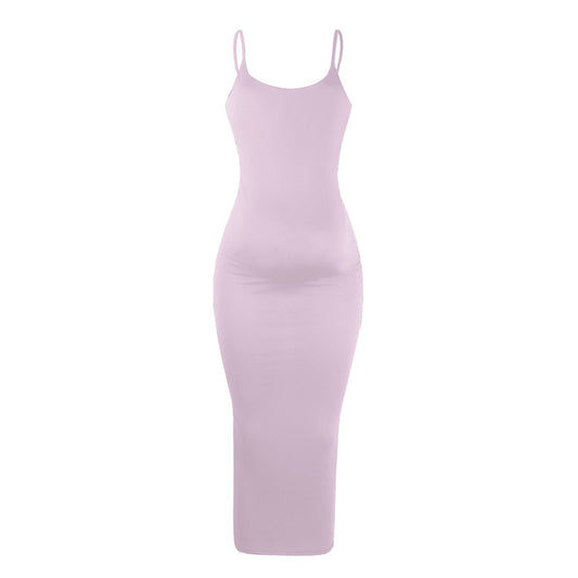 Cami Bodycon Maternity Maxi Dress – Stretch Slip Style – view 2