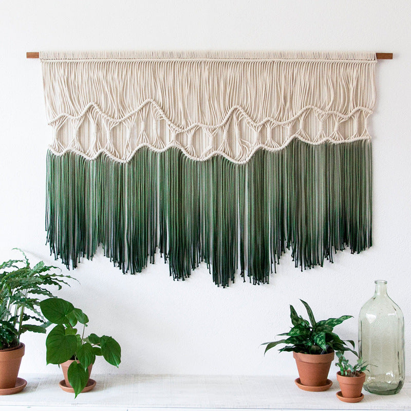 Hand-Dyed Cotton Wall Tapestry — product photo 1 | Organic Truth