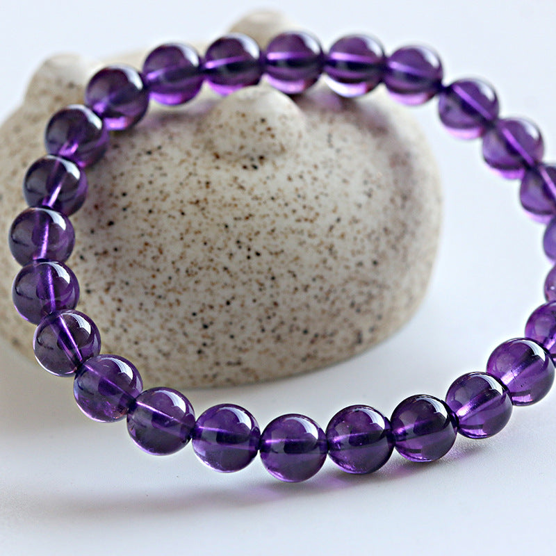 Purple Soft-Glow Bead Bracelet – Multiple Styles — product photo 2 | Organic Truth