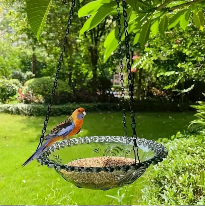 Hanging Bird Bath Bowl – 9 in – view 2