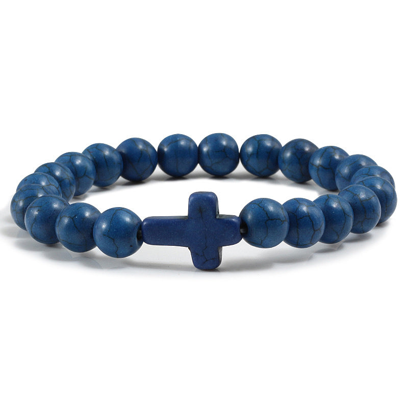 Cross bead bracelet – detail view 10