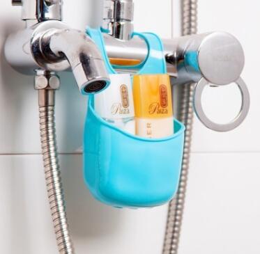 Hanging Sink Caddy – Faucet Sponge Holder