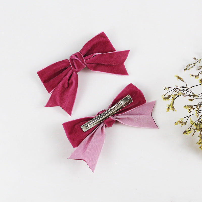 Velvet Bow – Clip, Barrette or Hair Tie – view 14