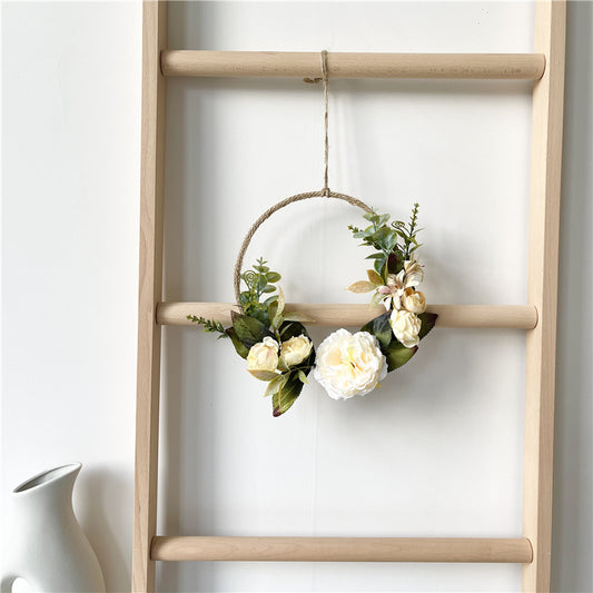 Floral Hoop Wreath – Rose or Sunflower – view 2