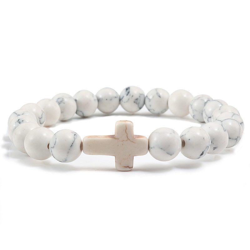 Cross bead bracelet – detail view 5