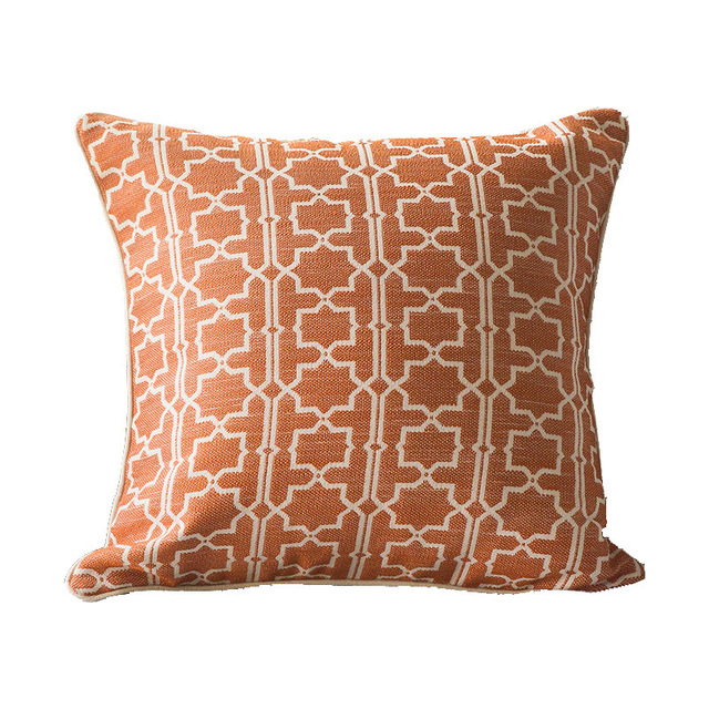 Geometric Lattice Throw Pillow Cover – 20 × 20 in – view 4