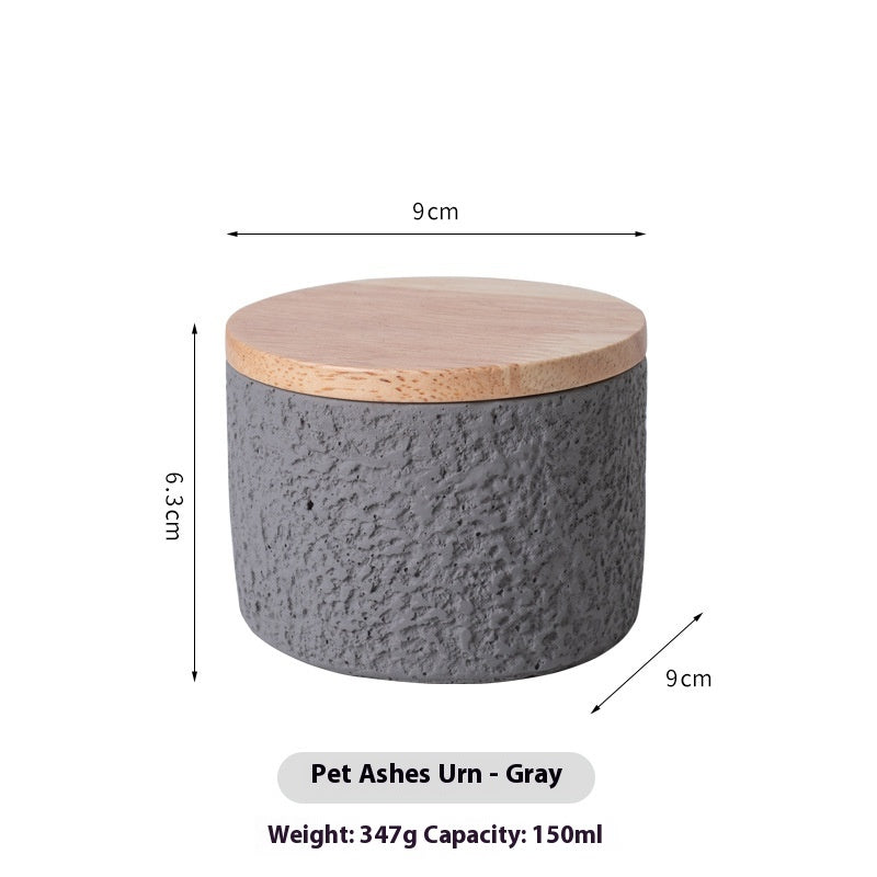 Pet cremation urn – Gray