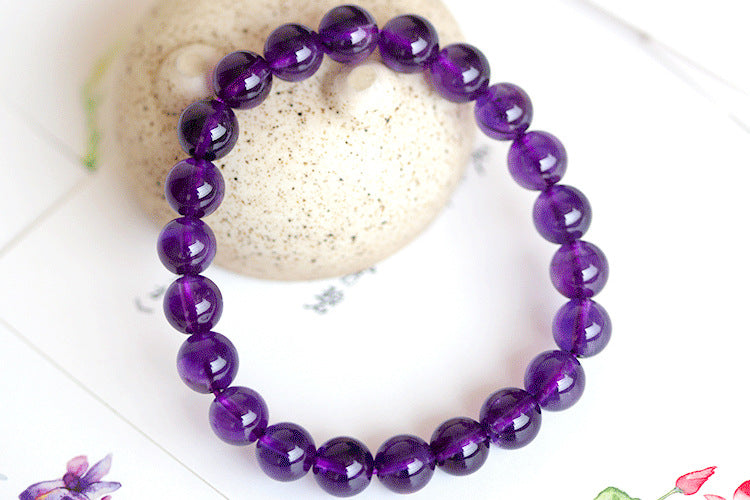 Purple Soft-Glow Bead Bracelet – Multiple Styles — product photo 6 | Organic Truth