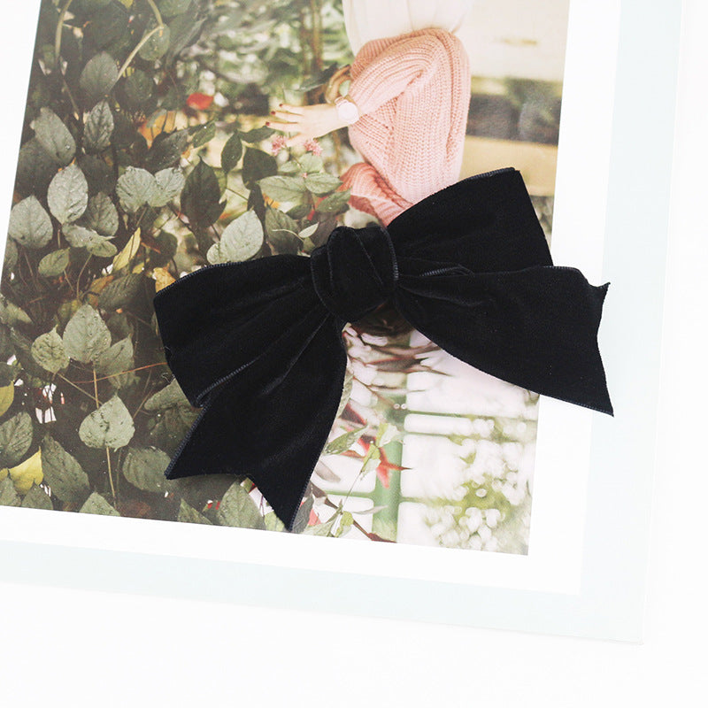 Velvet Bow – Clip, Barrette or Hair Tie – view 19