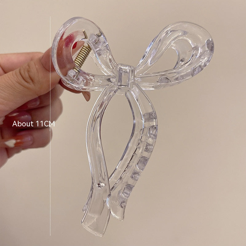 Acrylic bow claw clip – detail view 6