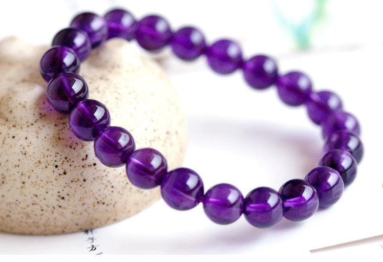 Purple Soft-Glow Bead Bracelet – Multiple Styles — product photo 8 | Organic Truth