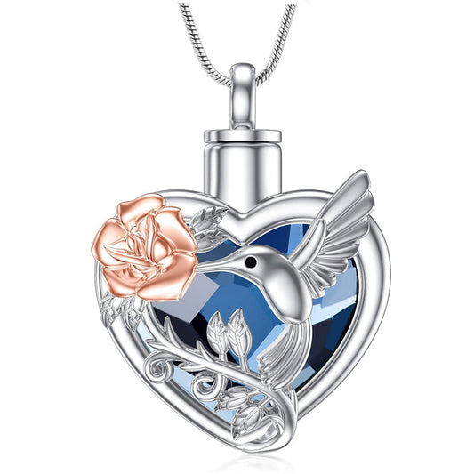 Hummingbird urn pendant – detail view 1