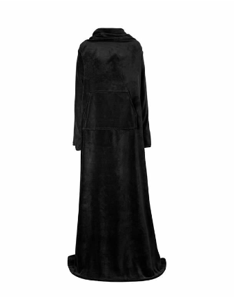 Wearable Fleece Blanket with Sleeves – 67 × 79 in – view 2