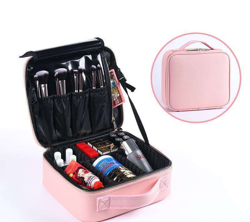 Makeup Train Case with Adjustable Dividers – view 7