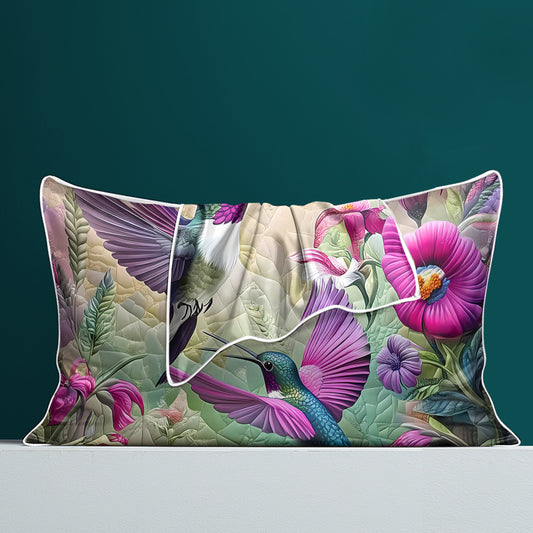 Hummingbird Satin Pillowcases – Set of 2 – view 2
