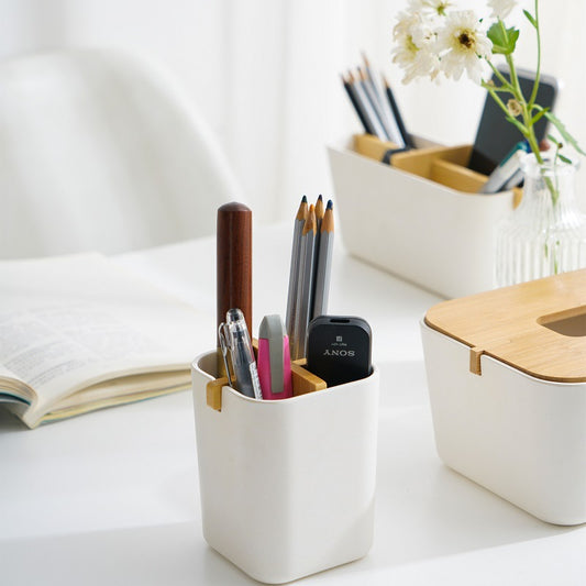 Bamboo Divider Toothbrush Holder – 4 Slots – view 2