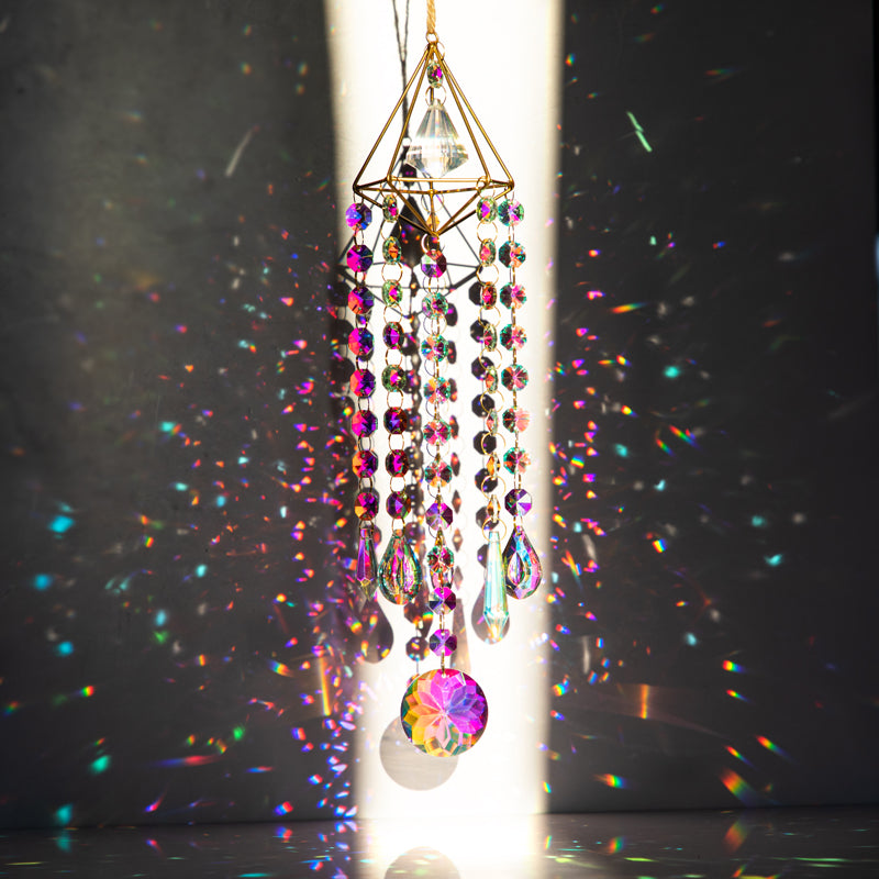 Symphony Crystal Light Wind Chime – Prism Window Décor | Organic Truth — image 3