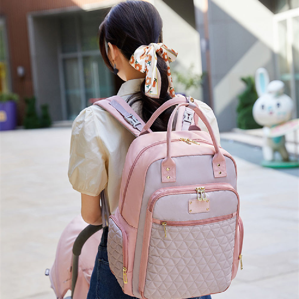 Diaper Bag Backpack – Oxford, Stroller Straps, 2 Colors