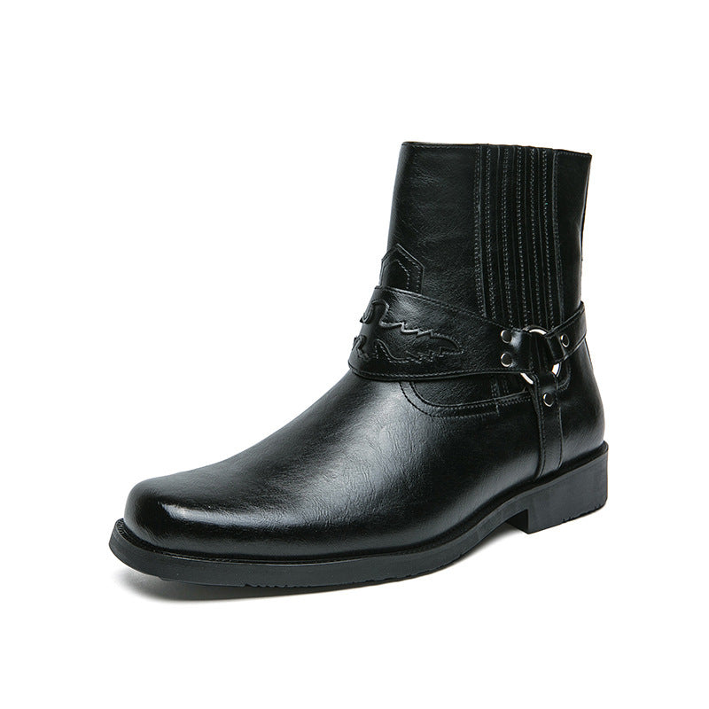 Men's Harness Western Boots – Square Toe, 3 Colors – view 6