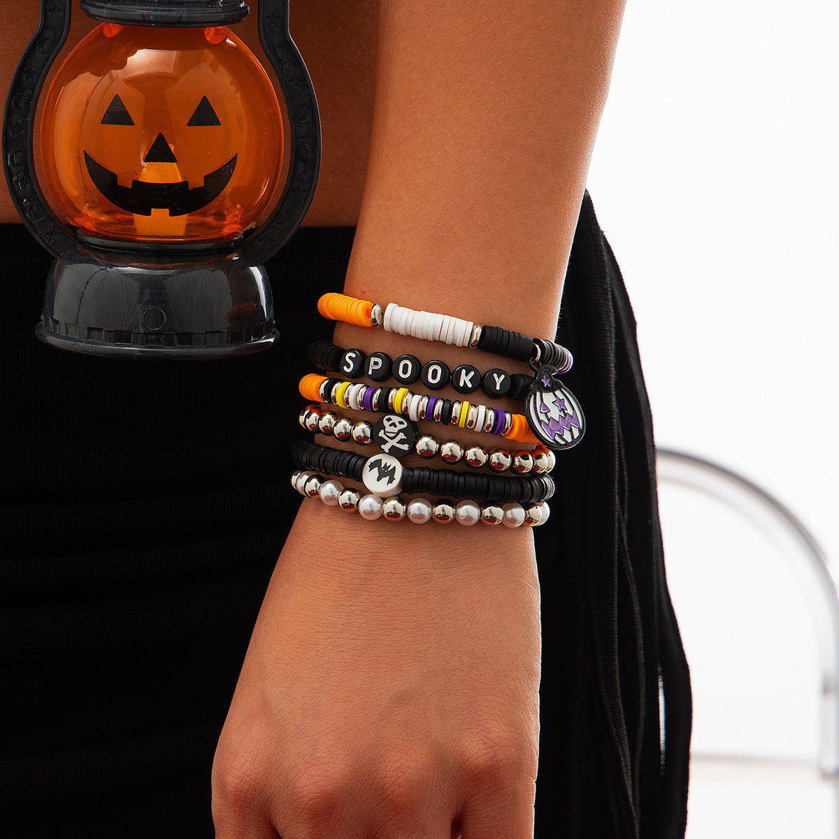 Halloween bead bracelet set – detail view 6
