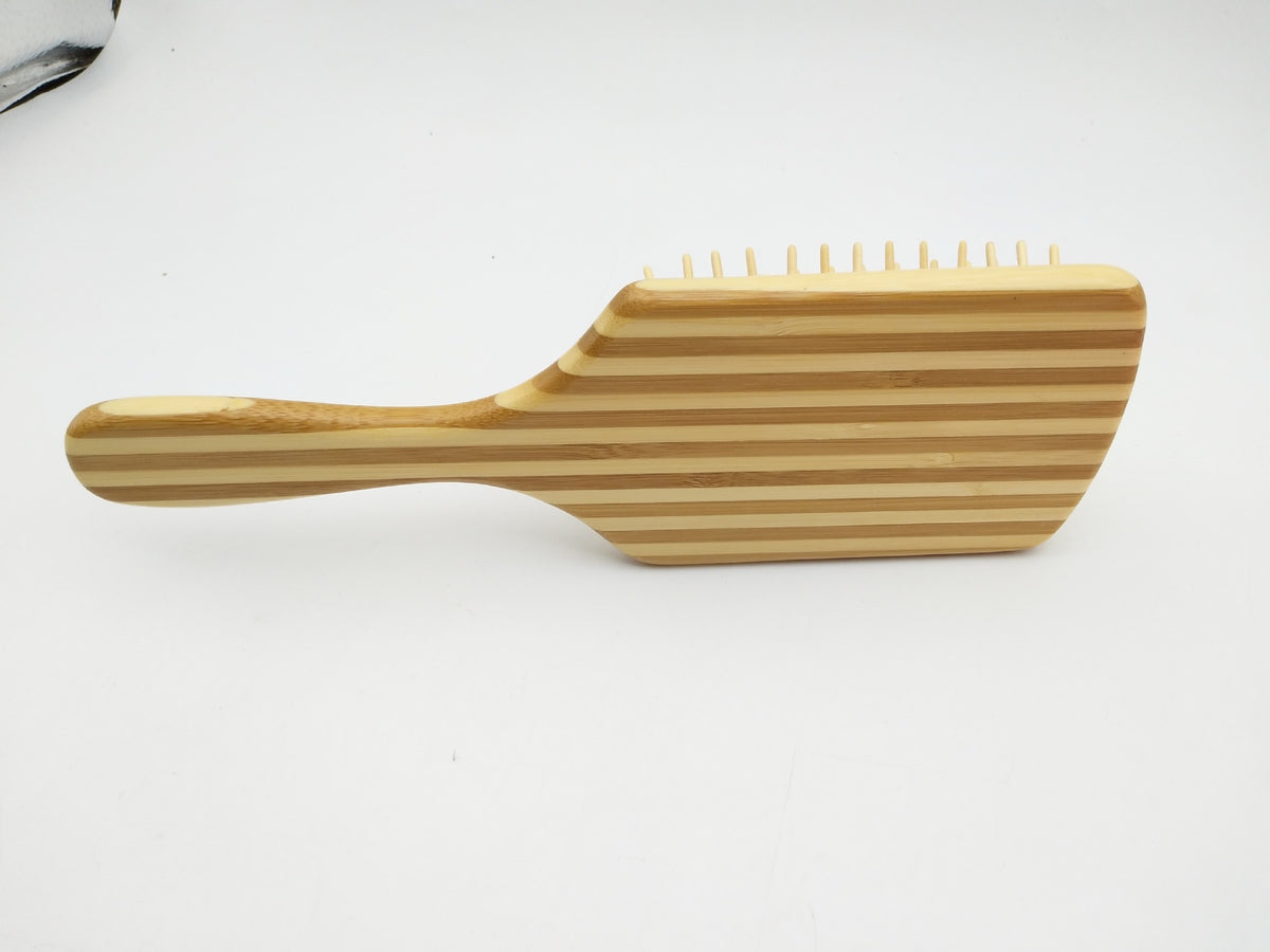 Bamboo Hairbrush – Paddle or Oval Vented – view 5