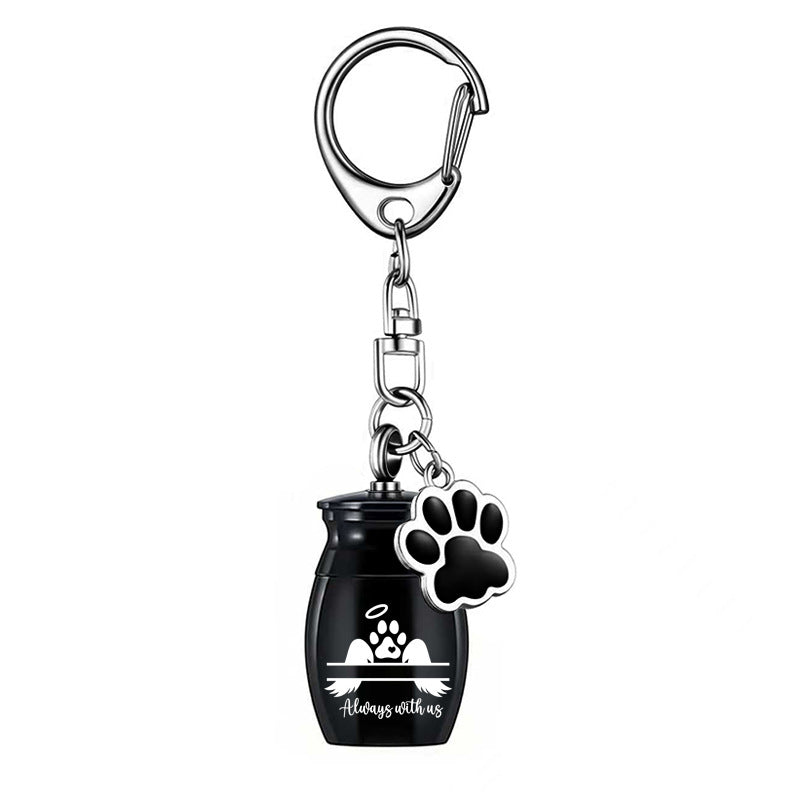 Pet urn keychain – Black