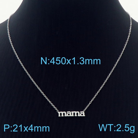 Mama Nameplate Necklace – Mama Gift – view 2