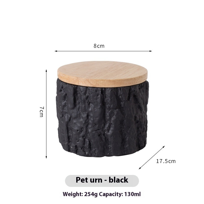 Small pet urn – Black