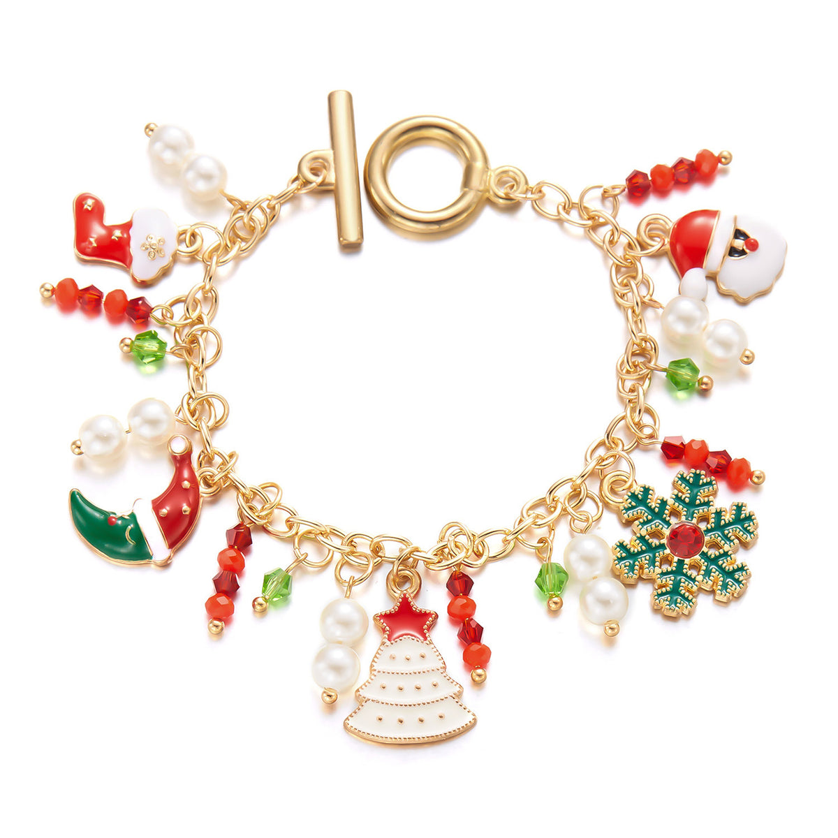 Christmas charm bracelet – detail view 1