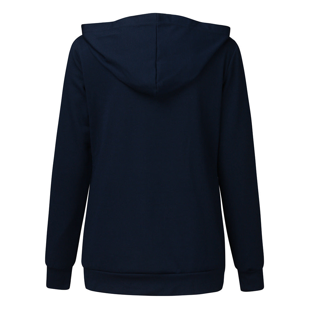 Nursing Hoodie – Side Slit Access, Solid Pullover – view 9