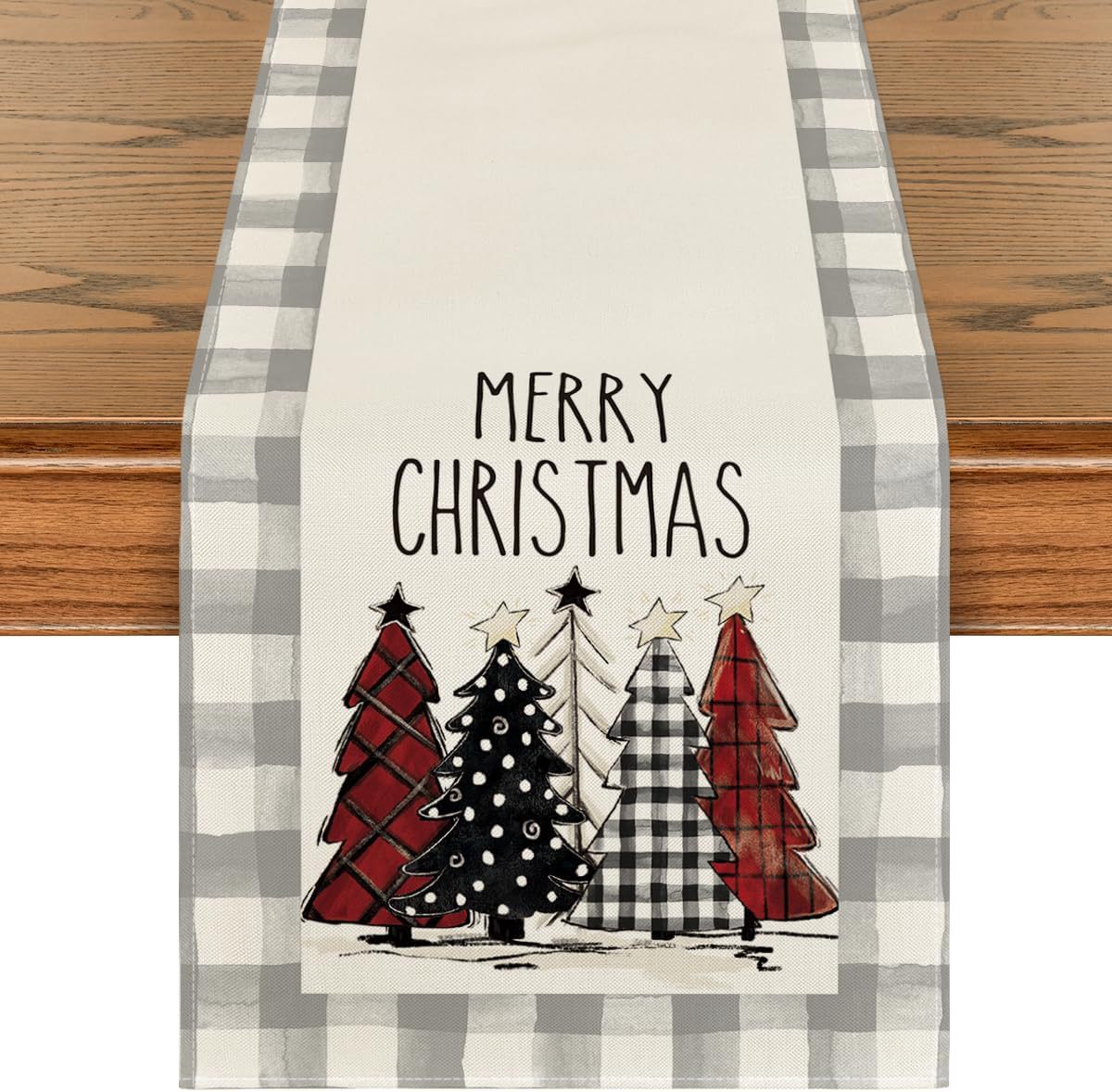 Christmas Tree Table Runner – 13 × 72 in – view 9