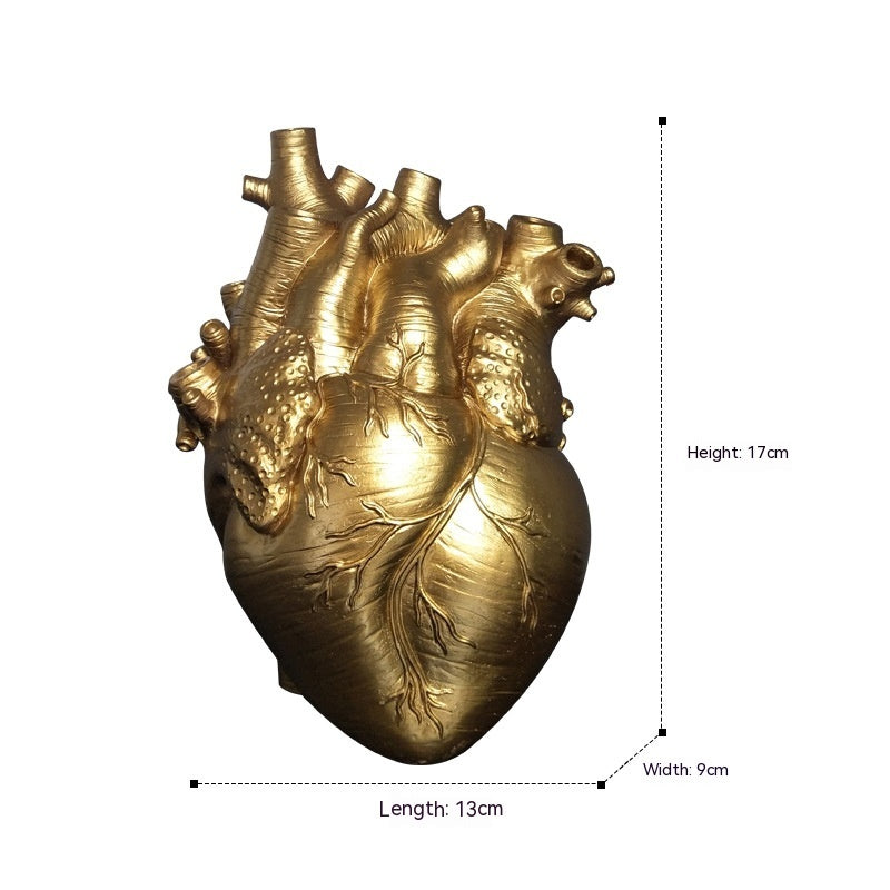 Anatomical Heart Resin Vase – view 5