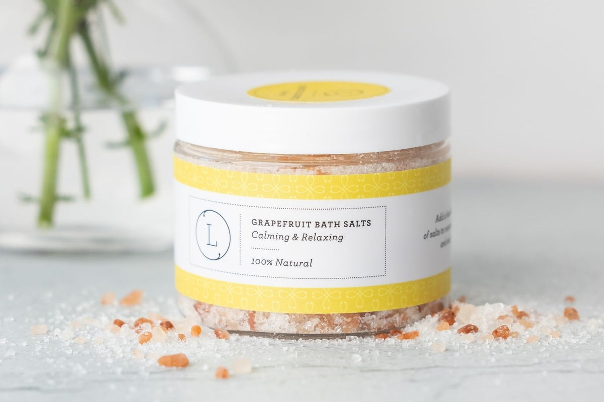 Grapefruit Bath Salts 9 oz — Citrus Mineral Soak | Organic Truth-4