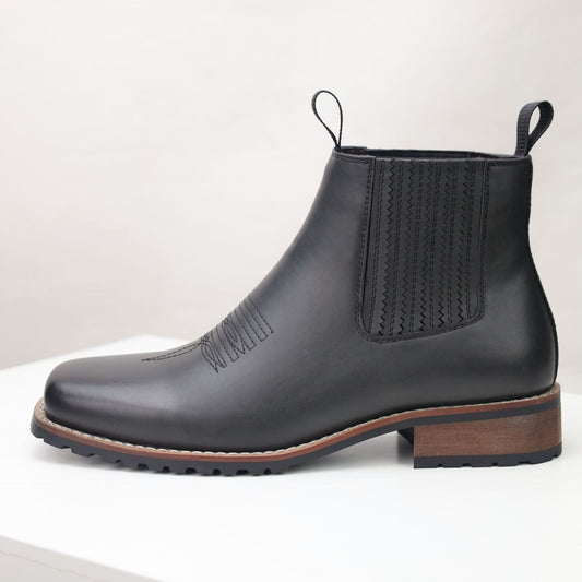 Men's Square Toe Western Chelsea Boots – 3 Colors – view 2