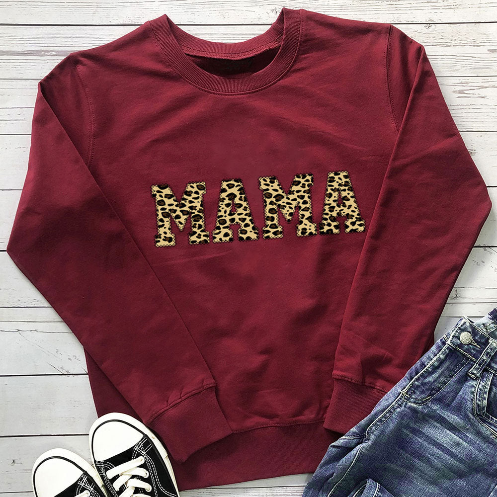 Leopard MAMA Sweatshirt – Crewneck Mother's Day Gift – view 5