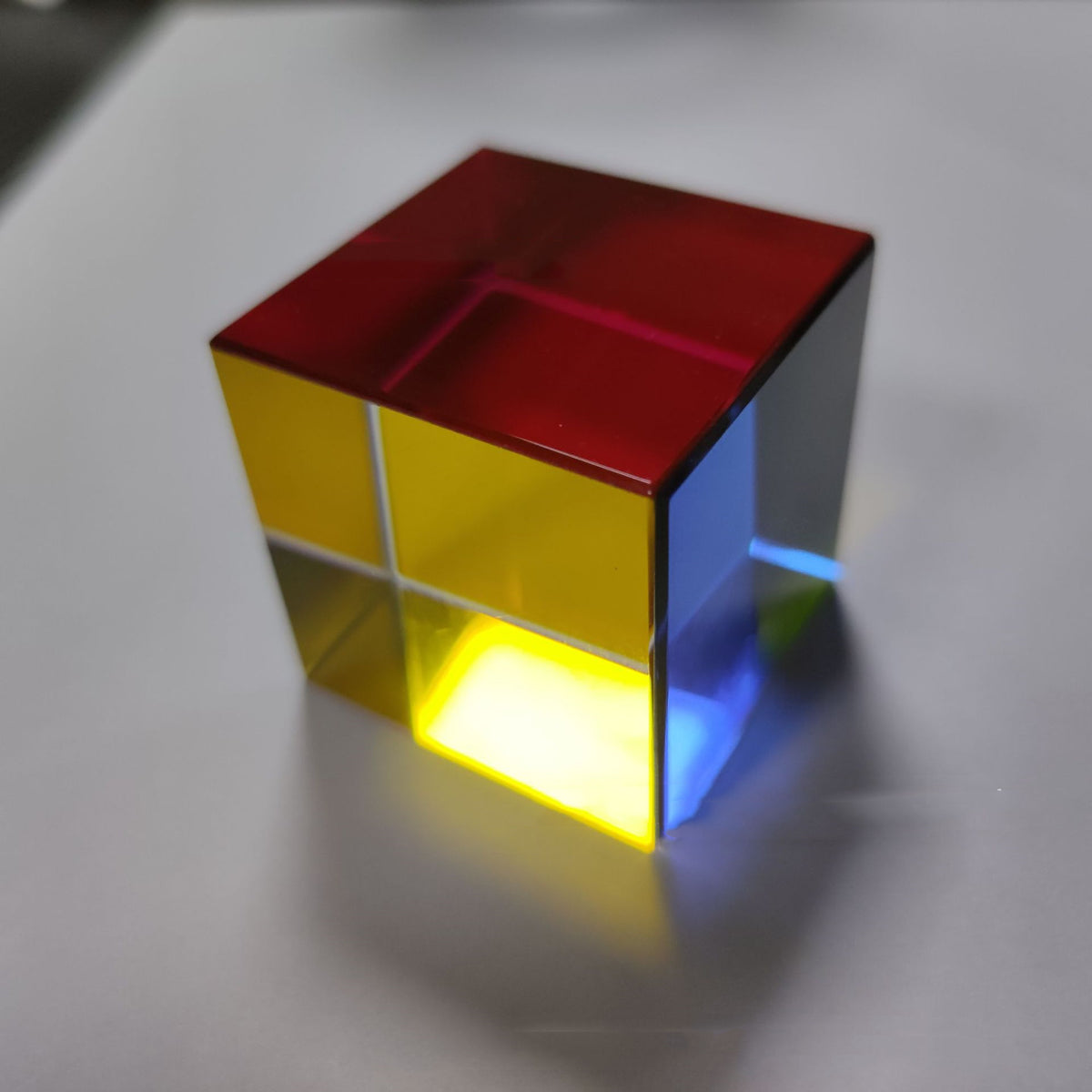 Cube & Pyramid Prism Desk Set – Moonlit Sparkle — product photo 4 | Organic Truth