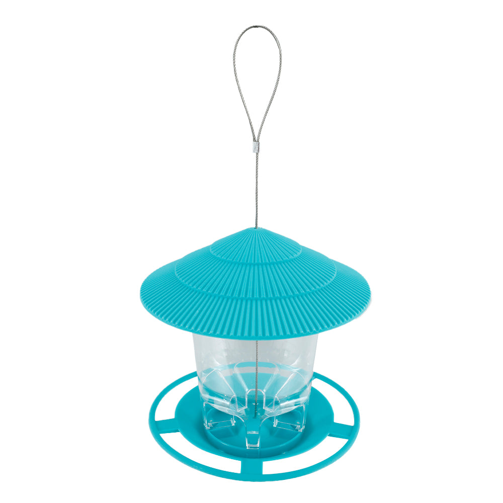 Hexagon Roof Hanging Bird Feeder – view 3