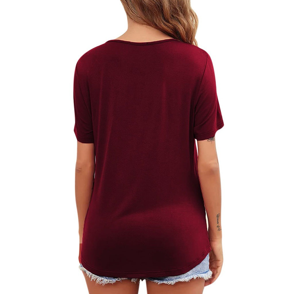 Layered Nursing Tee – Short-Sleeve Maternity & Postpartum Top – view 8