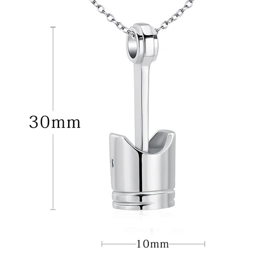 Piston urn necklace – detail view 1